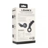 Vibrating Beaded Silicone Prostate Massager with Loop - Black